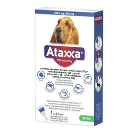 Ataxxa spot-on 4,0ml pipeta proti kliešťom a blchám pre psy od 25 do 40kg