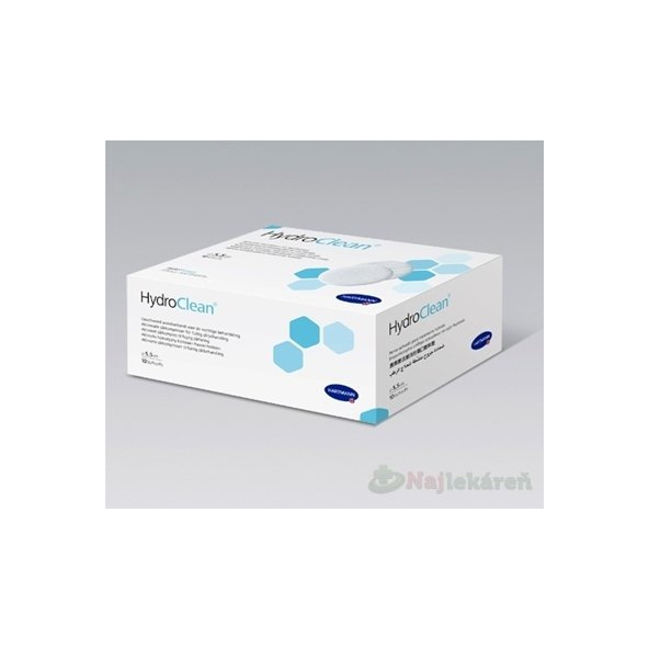 HydroClean advance vankúšik na rany kruh (priemer 4 cm) 10ks