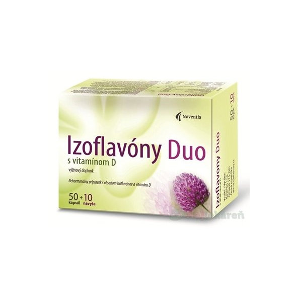 Noventis Izoflavóny Duo s vitamínom D 60 kapsúl