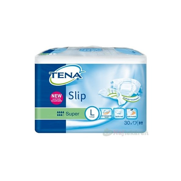 TENA SLIP SUPER LARGE plienkové nohavičky 30ks