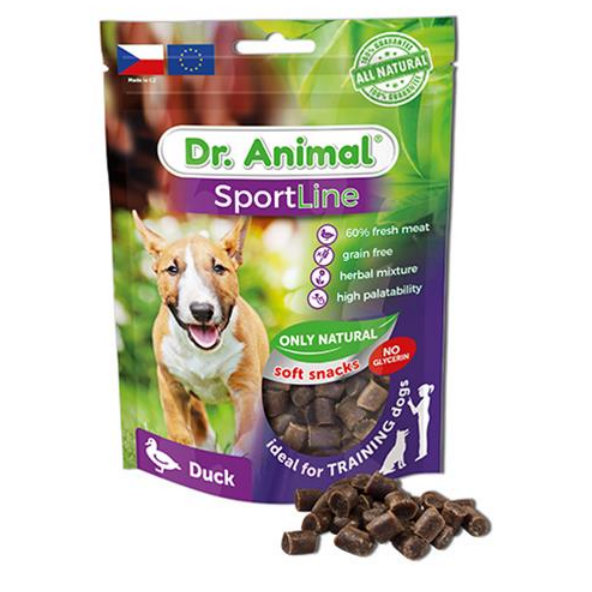 Maškrta Dr. Animal Sportline kačica 100g