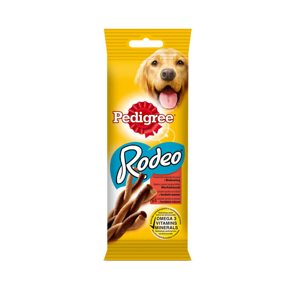 Maškrta PEDIGREE Rodeo s hovädzím mäsom 20 x 70g