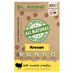 Maškrta Dr. Animal morčacie mäsové prúžky 80g