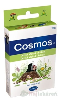 E-shop COSMOS Detská náplasť s krtkom 3 veľkosti,16ks