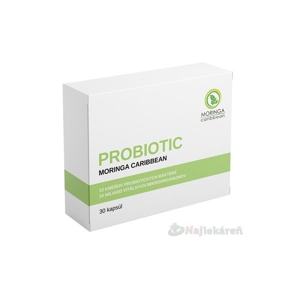 MORINGA Moringa Caribbean PROBIOTIC, 30 cps