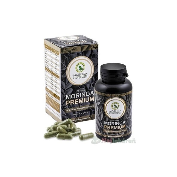 MORINGA Moringa Caribbean PREMIUM, 120 cps
