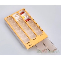 Dávkovač liekov typ 02 týždenný broskyňový 1ks