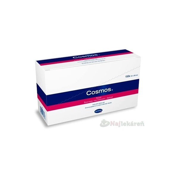 COSMOS Pevná náplasti na rany 40x80mm, 50x3ks (150ks)