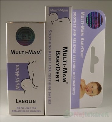 E-shop MULTI-MAM BABYDENT + MULTI-MAM LANOLIN