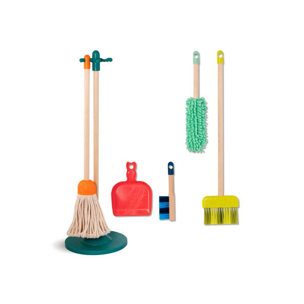 B.TOYS Sada na upratovanie drevená Clean 'n' Play