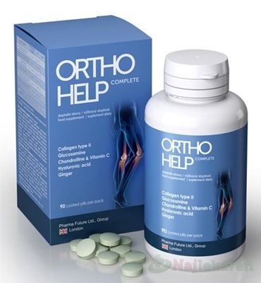 E-shop ORTHO HELP COMPLETE, k správnej funkcii kostí, 90 ks