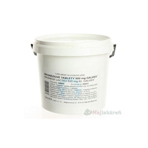 Magnesii lactas Galvex 500 mg