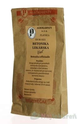 E-shop AGROKARPATY BETONIKA LEKÁRSKA, 30 g
