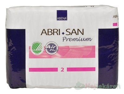 E-shop ABENA Abri San Premium 2, inkontinenčné vložky, priedušné, 11x26cm, savosť 350ml, 28ks