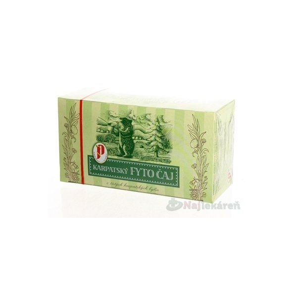 AGROKARPATY KARPATSKÝ FYTO ČAJ, detoxikačný, 20x2 g