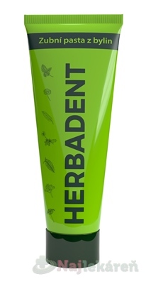 HERBADNENT Originál zubná pasta z bylín 75g