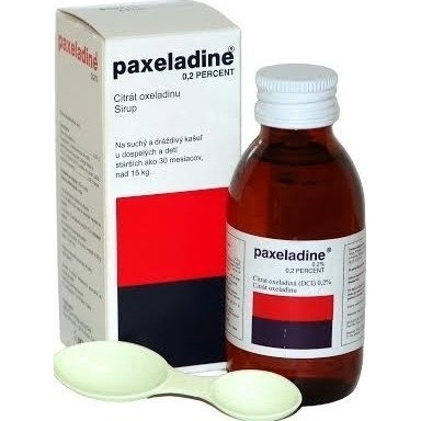 E-shop Paxeladine 0,2 PERCENT sirup na suchý kašeľ 100 ml