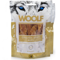 Maškrta Woolf kuracie tyčinky pre psy 100g