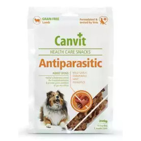 Maškrta Canvit Health Care antiparazitický snack pre psy 200g