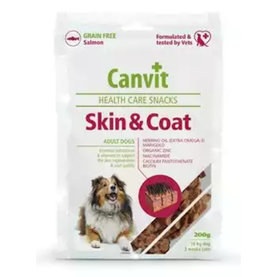 Maškrta Canvit Health Care snack na krajšiu srsť pre psy 200g