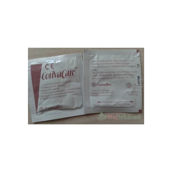 Convacare odstraňovač náplastí, pre stomických pacientov 90 ks