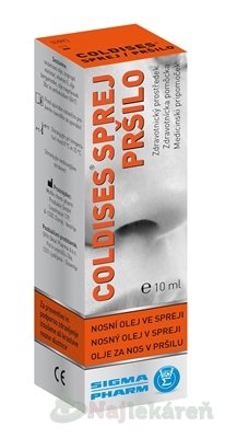 E-shop Coldises nosový olej v spreji, 10 ml