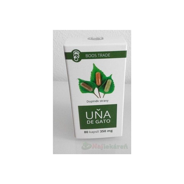 Boos Trade UŇA DE GATO 350 mg, 80 cps