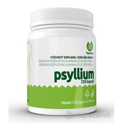 Top Green Psyllium, rozpustná vláknina, 250 cps