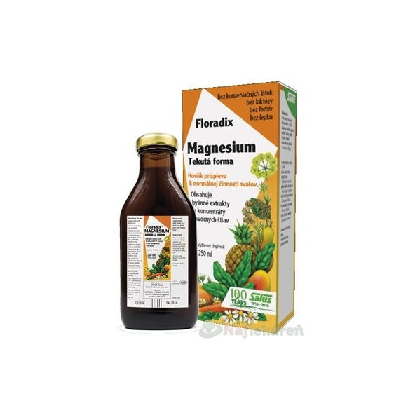 SALUS Floradix Magnesium, tekutá forma 250 ml
