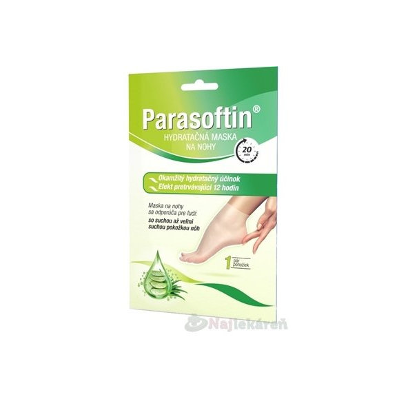 PARASOFTIN Hydratačná MASKA na nohy, 1x1 pár