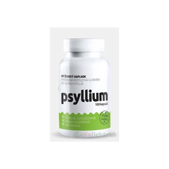 Top Green Psyllium, rozpustná vláknina, 100 cps