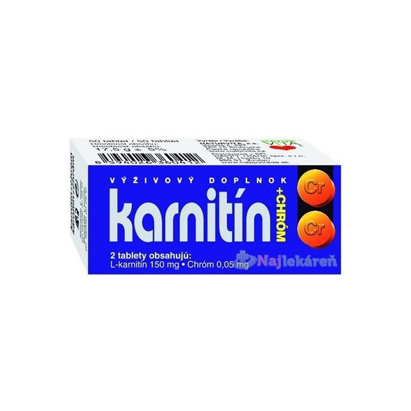 NATURVITA Karnitin+Chrom, 50 tbl
