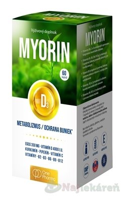 E-shop Onepharma MYORIN na podporu imunity a reguláciu hormonálnej činnosti 60 kapsúl