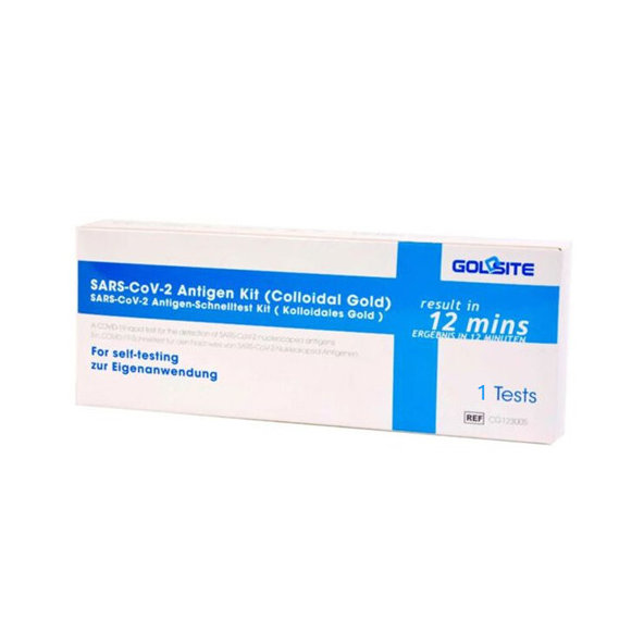 Goldsite Antigenový rýchlotest Covid -19 (Sars-cov-2) 1ks - výter z nosa