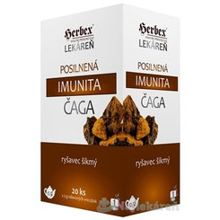 HERBEX Posilnená imunita ČAGA, čaj porcovaný 20x3g