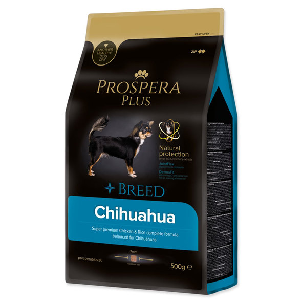 Krmivo Prospera Plus Chihuahua kura s ryžou 0,5kg
