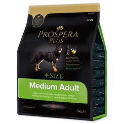 Krmivo Prospera Plus Medium Adult kura s ryžou 3kg