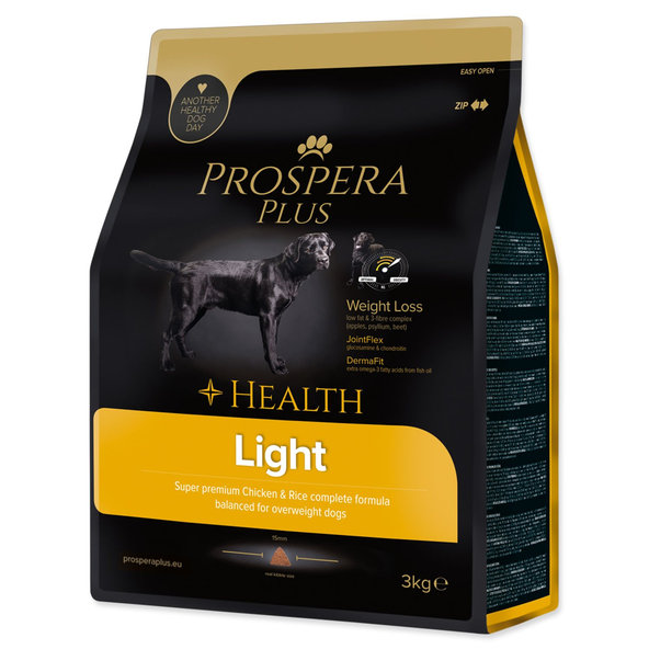 Krmivo Prospera Plus Light kura s ryžou 3kg