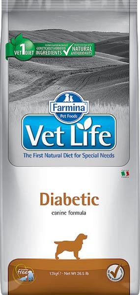 E-shop Farmina Vet Life dog diabetic 12kg