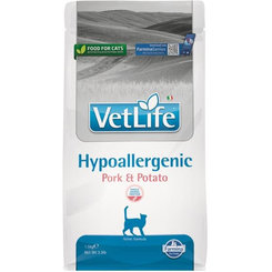Farmina Vet Life cat hypoallergenic, pork & potato granule pre mačky 1,5kg