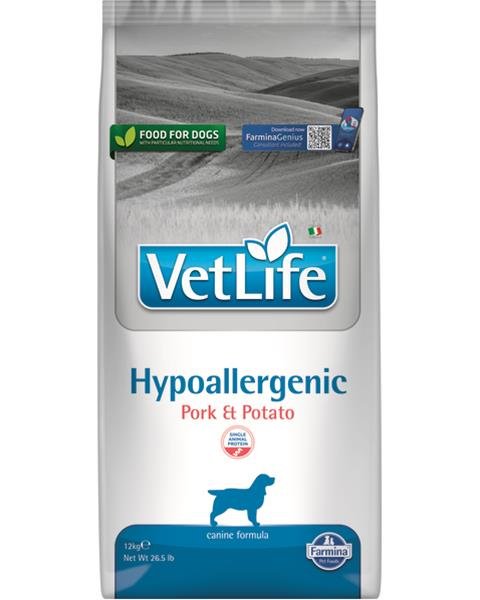 E-shop Farmina Vet Life dog hypoallergenic, pork & potato 12kg