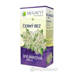 MEGAFYT Bylinková lekáreň BAZA ČIERNA, bylinný čaj, 20x1,5 g