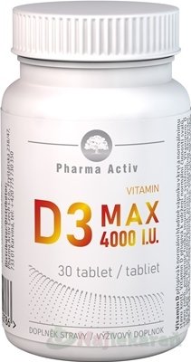 E-shop Pharma Activ Vitamin D3 MAX 4000 I.U.