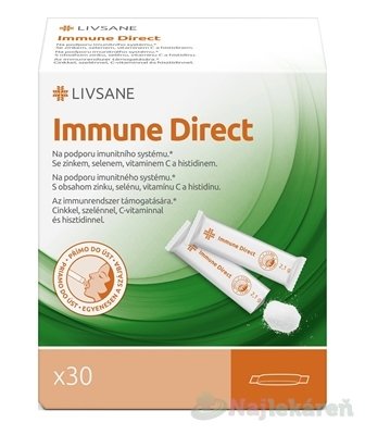E-shop LIVSANE Immune Direct vrecúška 30 ks
