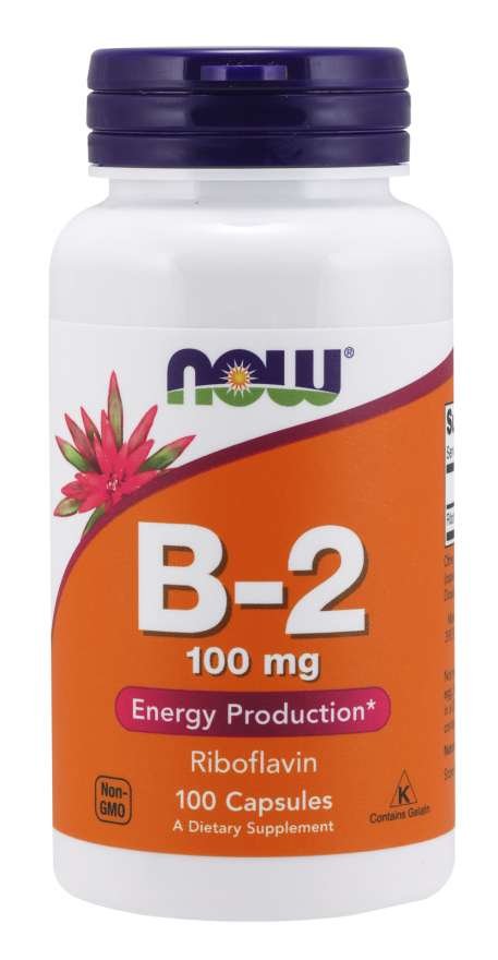 E-shop Vitamín B-2 100 mg - NOW Foods