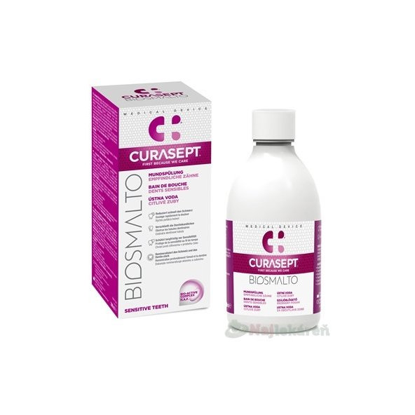 BIOSMALTO SENSITIVE TEETH ústna voda pre citlivé zuby, 300ml