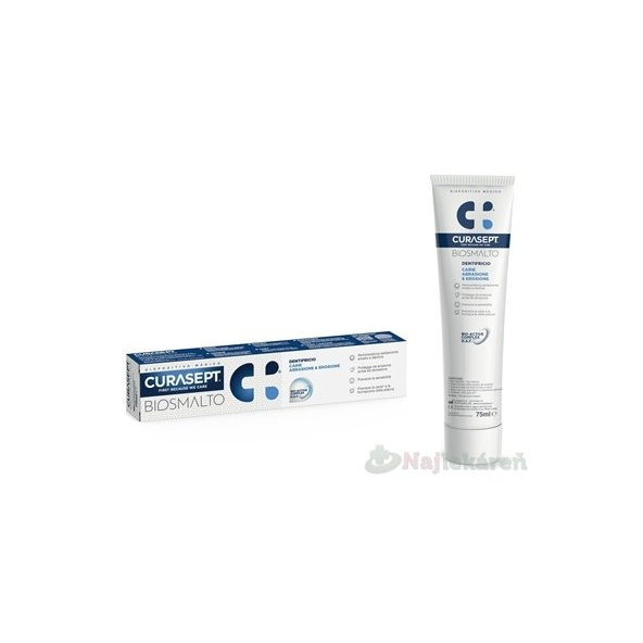 BIOSMALTO C.A.E. zubná pasta proti zubnému kazu, 75ml
