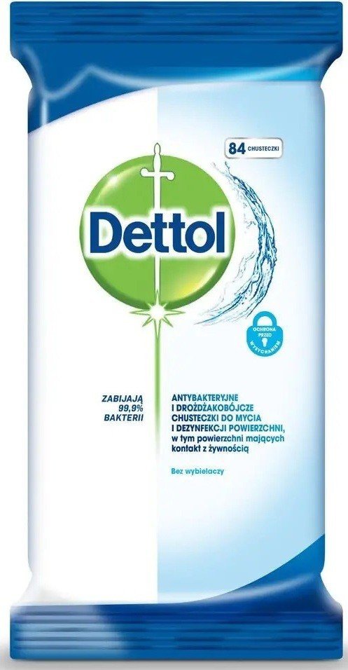 Dettol antibakteriálne obrúsky na povrchy, 1x84 ks | Najlekáreň.eu