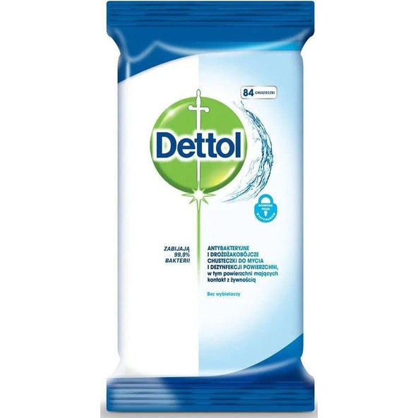 Dettol antibakteriálne obrúsky na povrchy, 1x84 ks