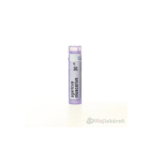 AGARICUS MUSCARIUS, GRA HOM CH30, na nervové a svalové indikácie, 4 g